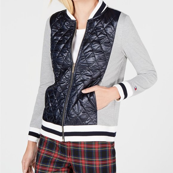 NEW Tommy Hilfiger Varsity Bomber Jacket NWT - Picture 1 of 9